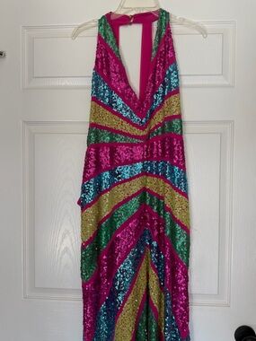 Nasty Gal Hot Pink Sleeveless Jumpsuit